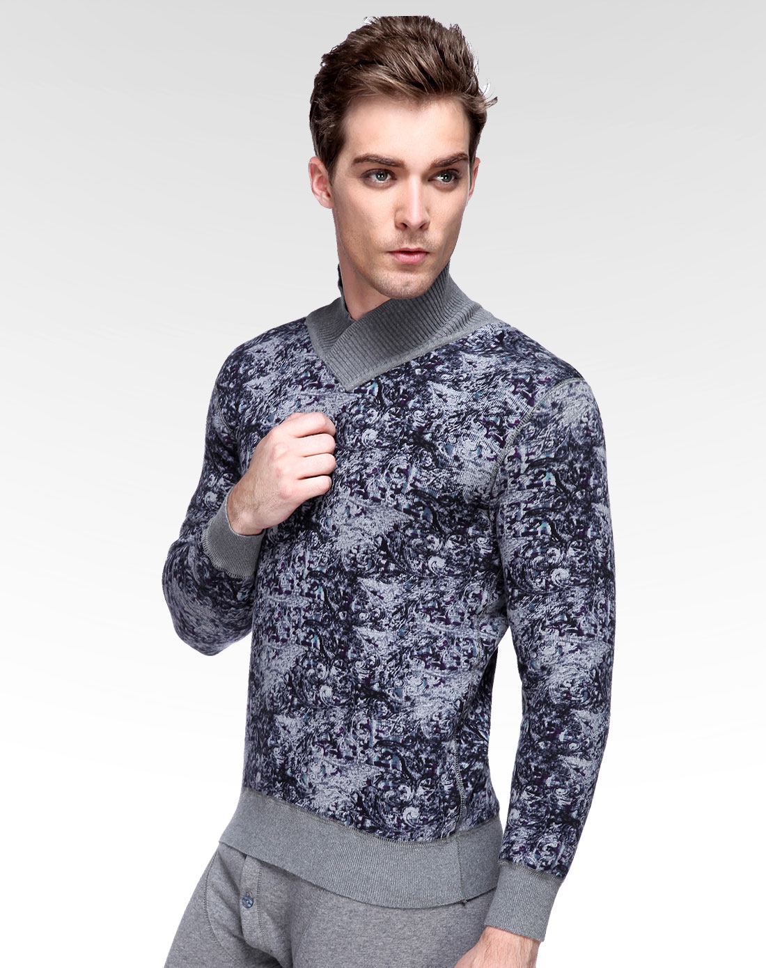 最后约惠-宠爱一家专场杉杉FIRS 男士浅麻灰保