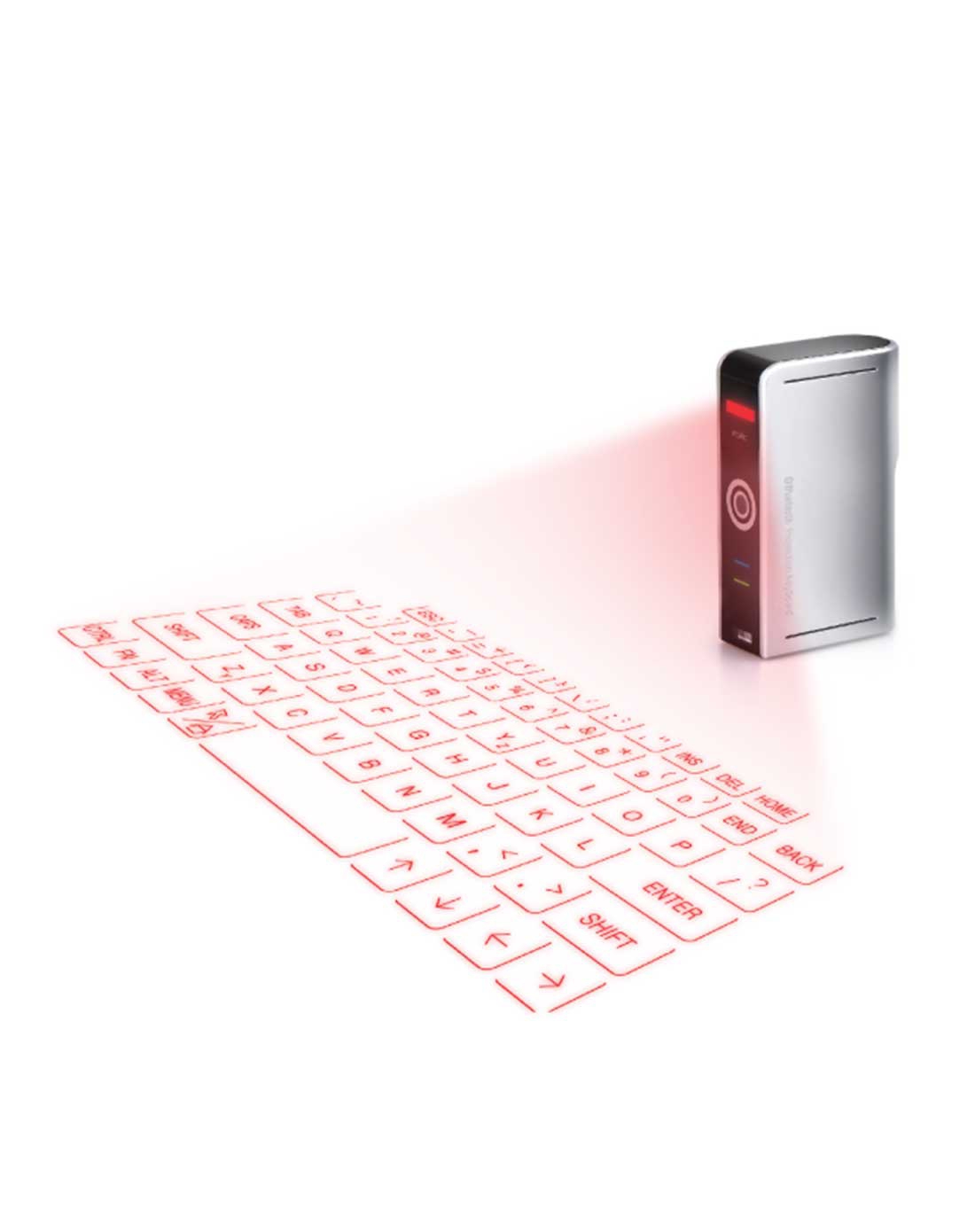 趣玩创意Celluon三代蓝牙投影键盘银色35845_唯品会