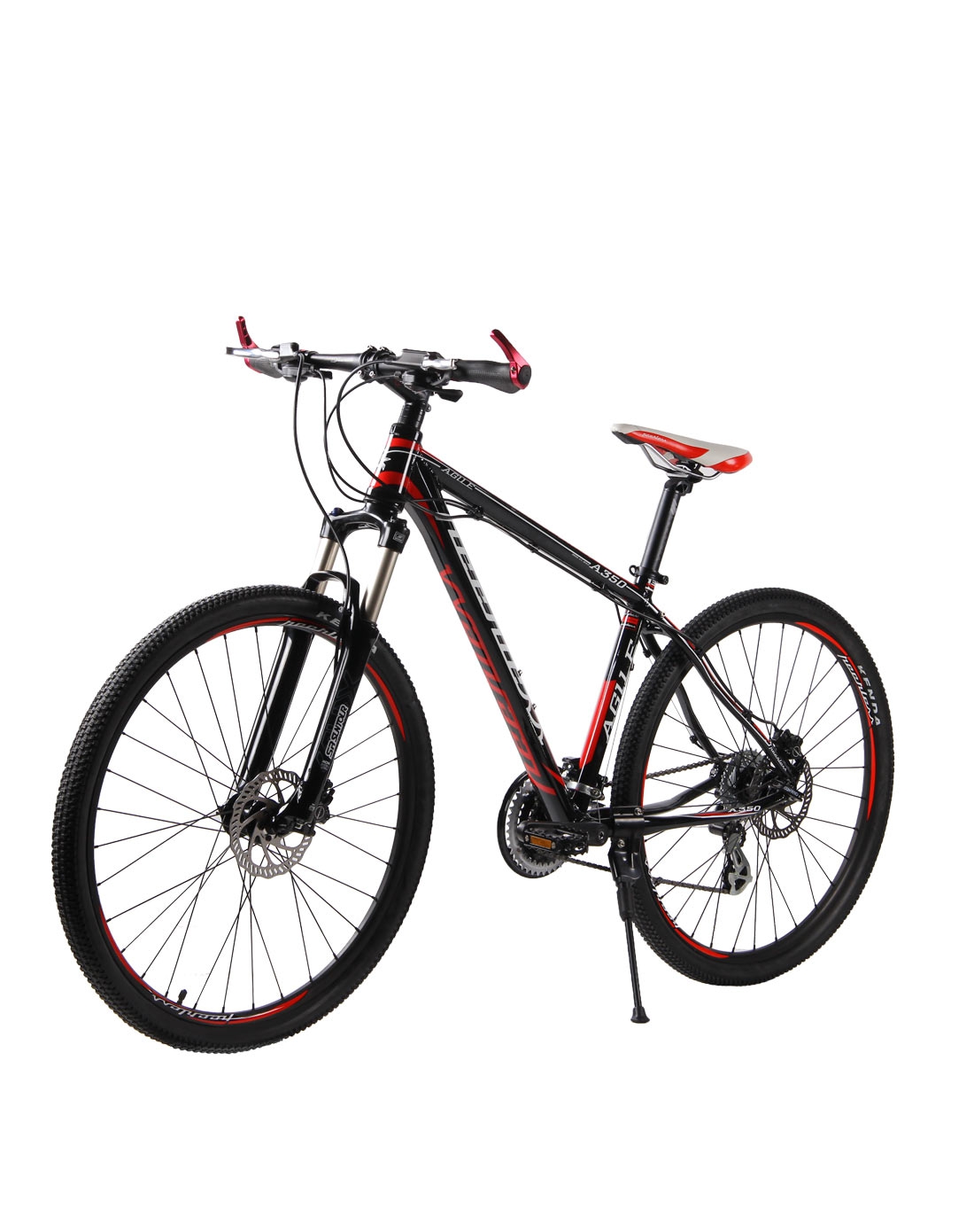 比尔莱斯27.5寸黑色shimano 24s 油叉油碟山地车