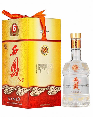 知名白酒特卖专场西凤六年陈酿酒45°凤香型白酒 500ml6902212042790