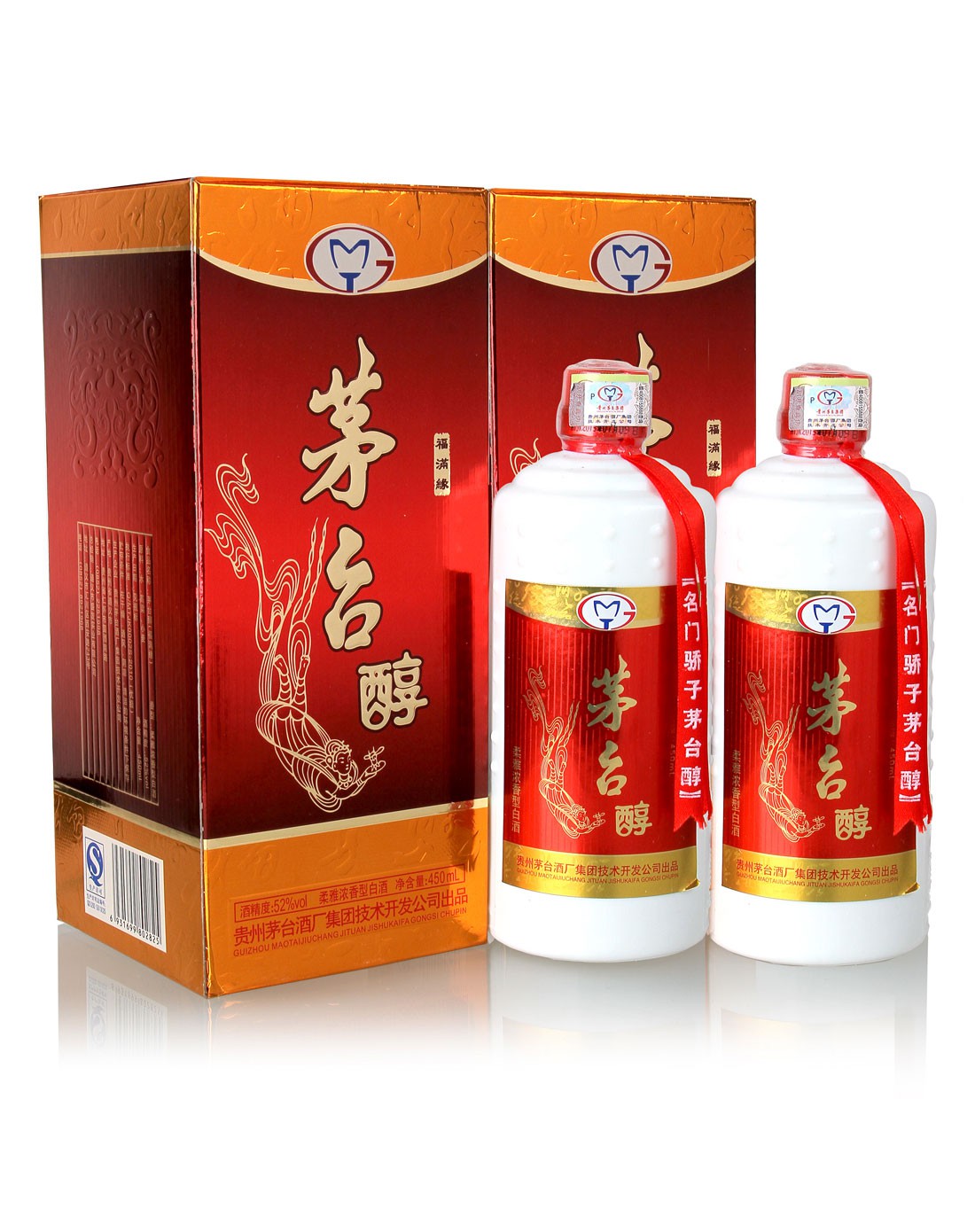 唯品会特供 茅台醇福满缘浓香52°2瓶