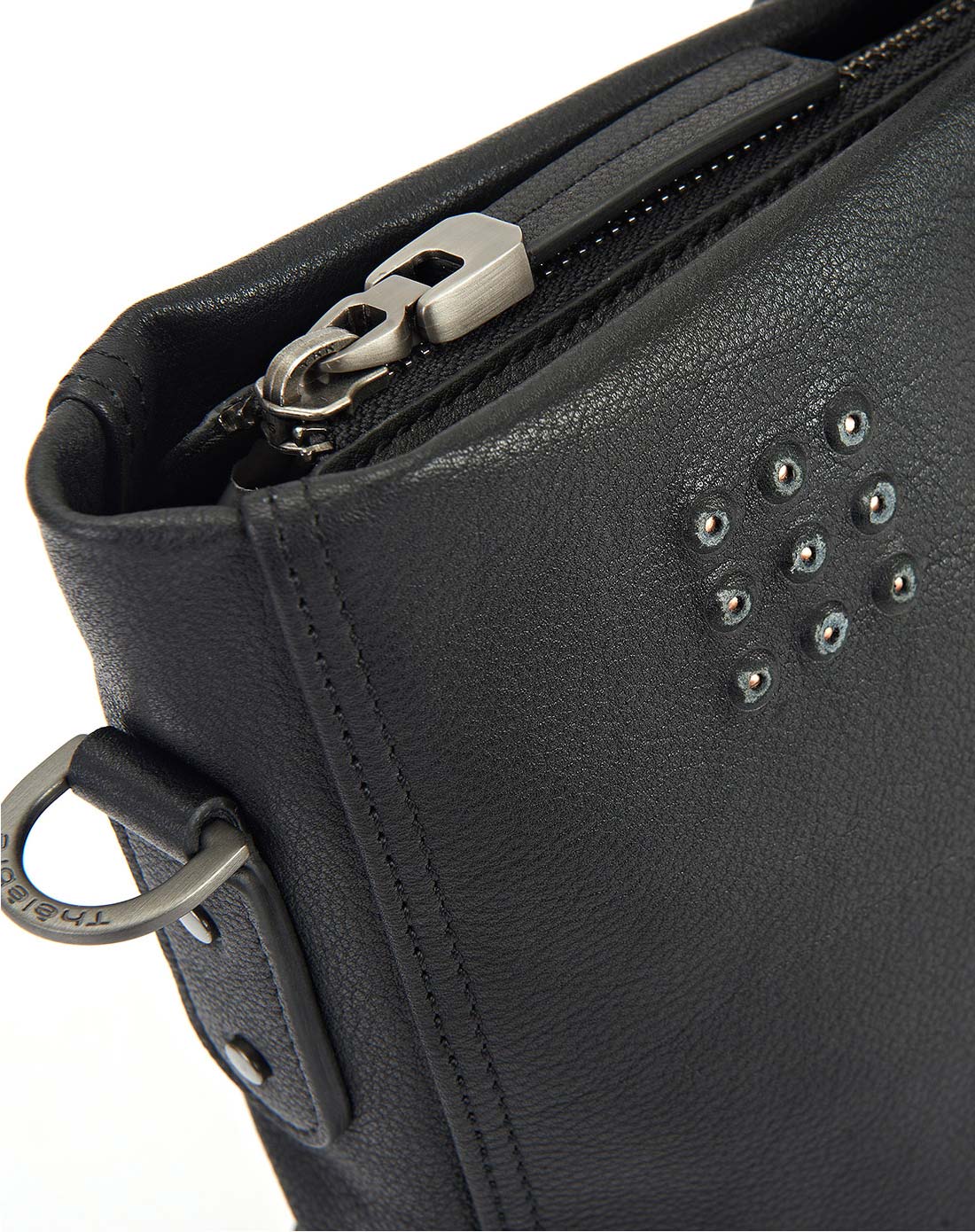 伯莱Thelebre黑色商务经典背提包TO260102A