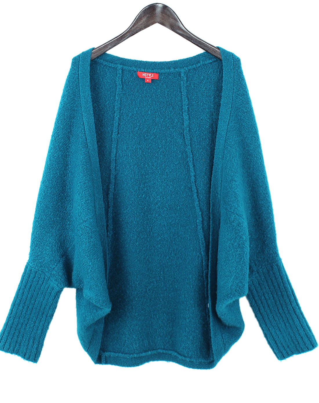 纯色<em>蝙蝠袖开衫毛衣</em>gy0807