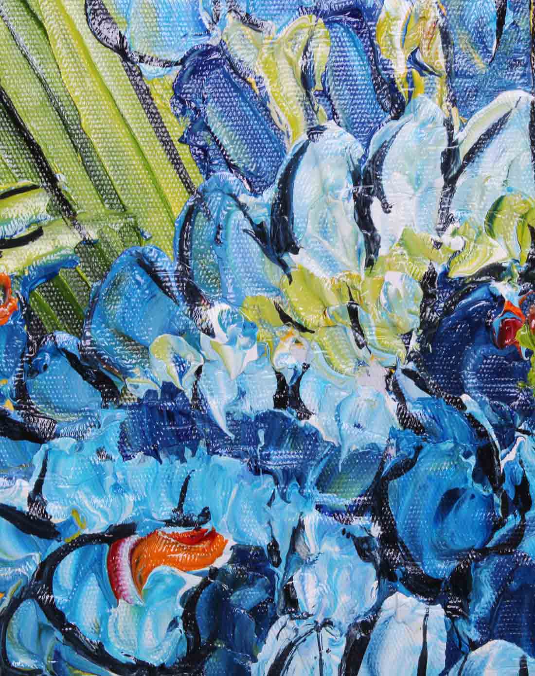 cmon梵高鸢尾花油画伞全自