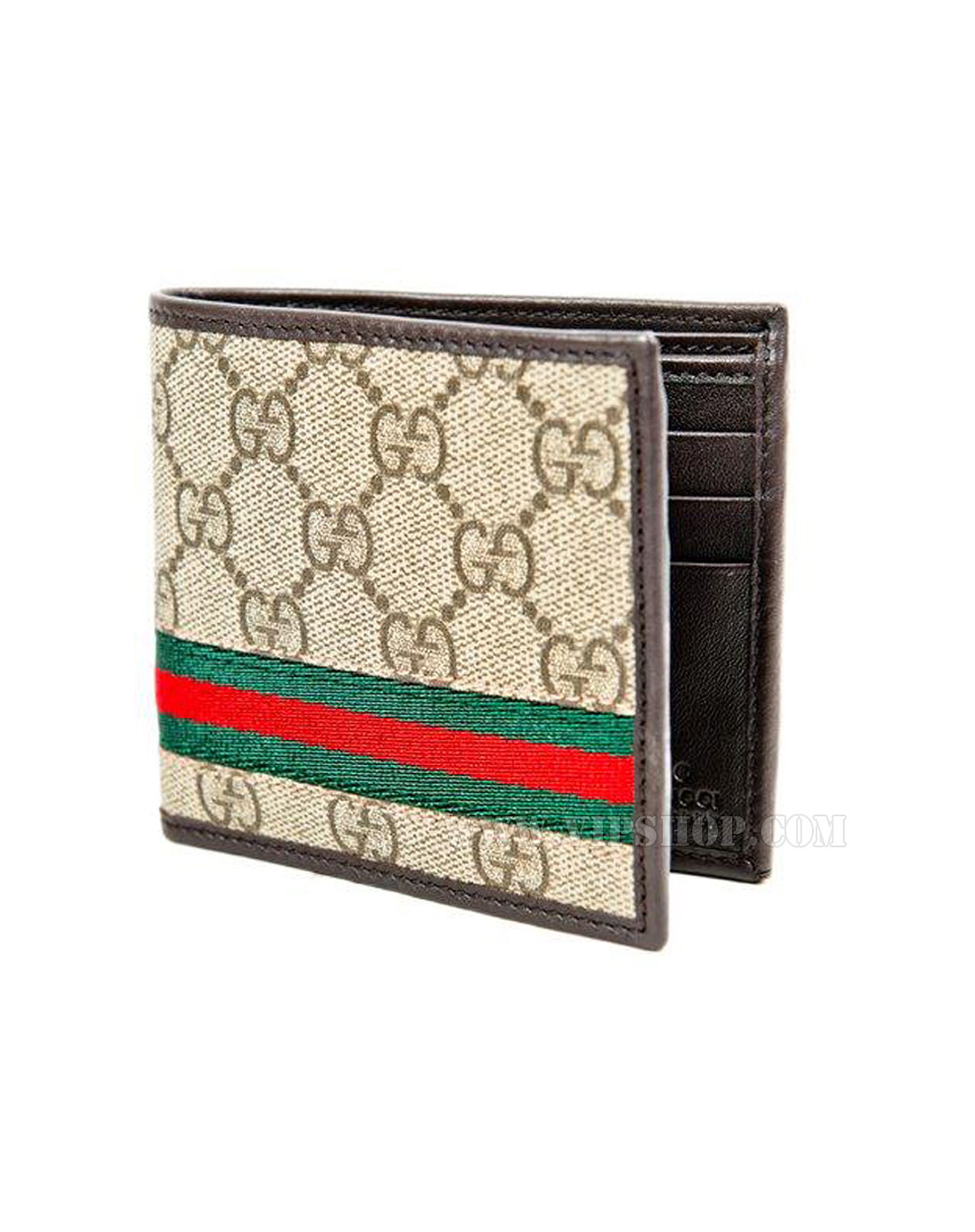 国际速递-Gucci配件专场GUCCI+女士钱包棕色/浅黄色