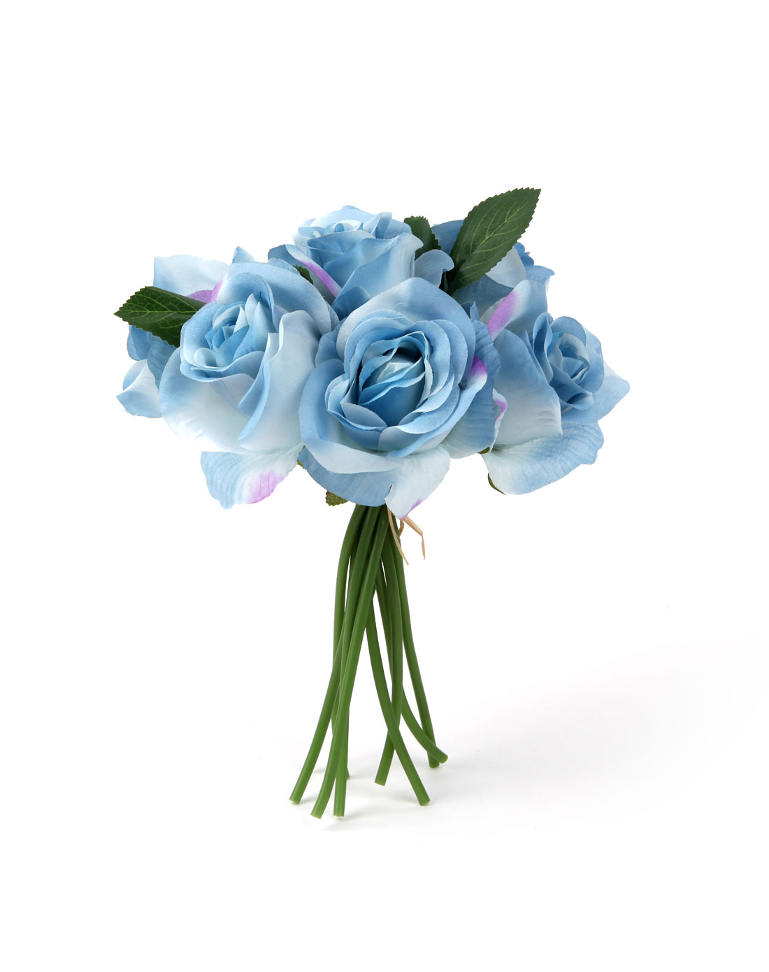 维多利亚迷情玫瑰仿真花束蓝色