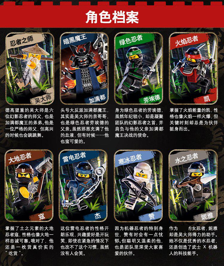 lego乐高积木玩具幻影忍者系列70637-ninjago幻影旋转大师寇旋转陀螺