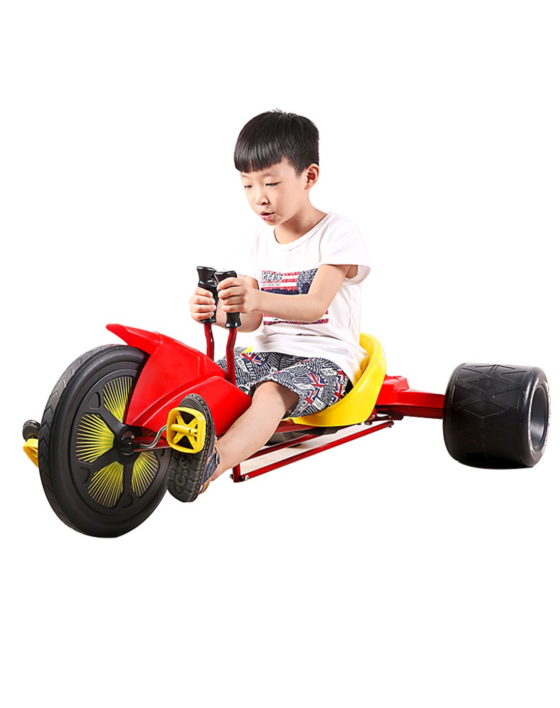 纽奇 儿童三轮漂移车 脚踏卡丁车