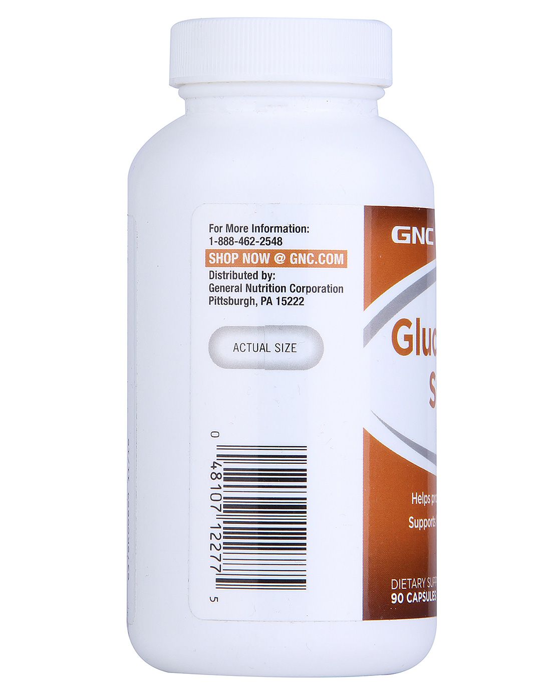健安喜gnc 氨基葡萄糖胶囊500mg 90粒