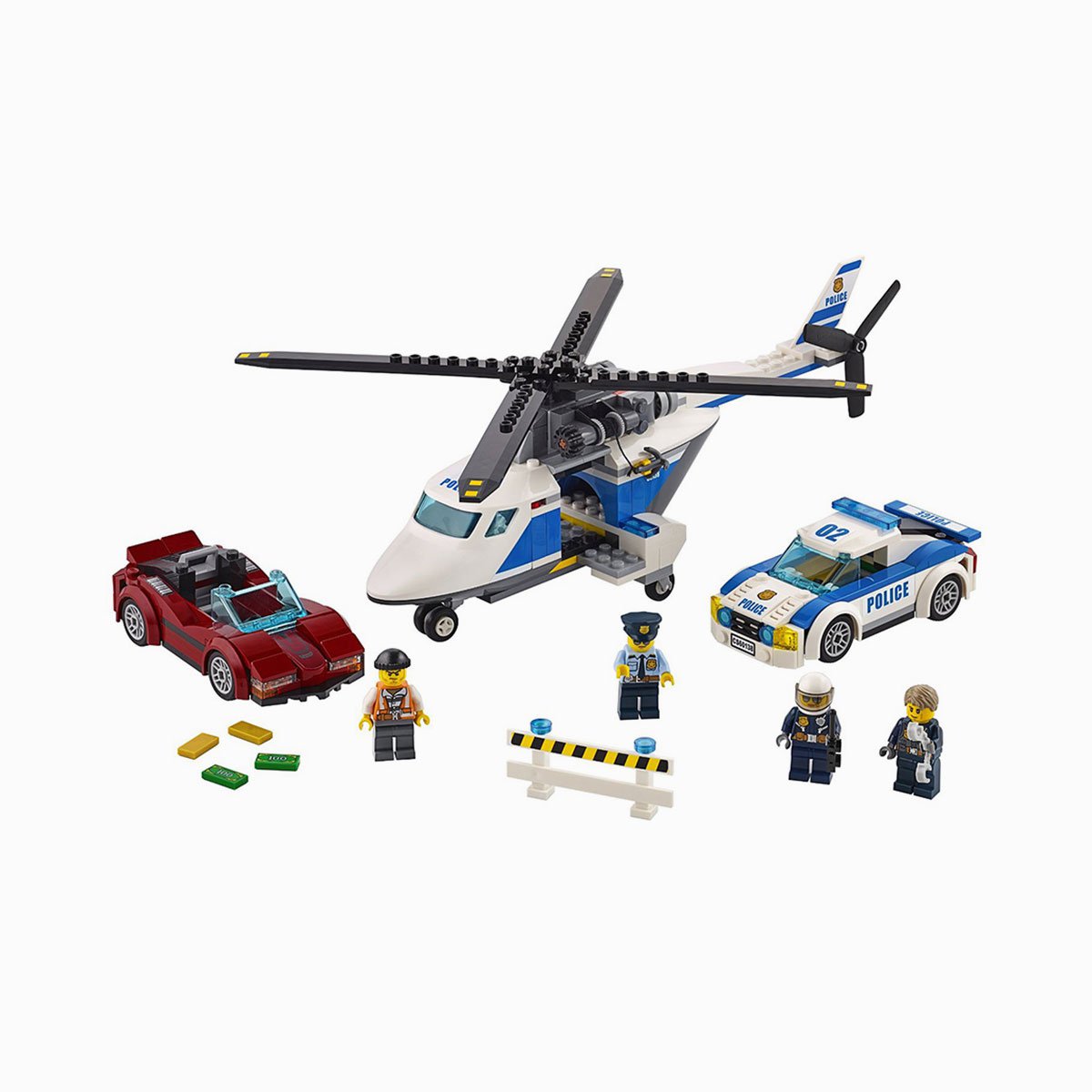 乐高lego城市系列60138高速追捕乐高玩具积木 儿童玩具 益智启蒙 趣味