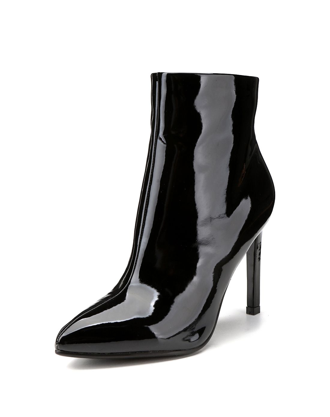 VMe黑色尖头细高跟短靴VS5D1421210