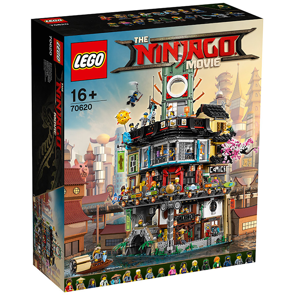 lego乐高积木玩具幻影忍者系列70620ninjago幻影忍者城市儿童玩具男孩