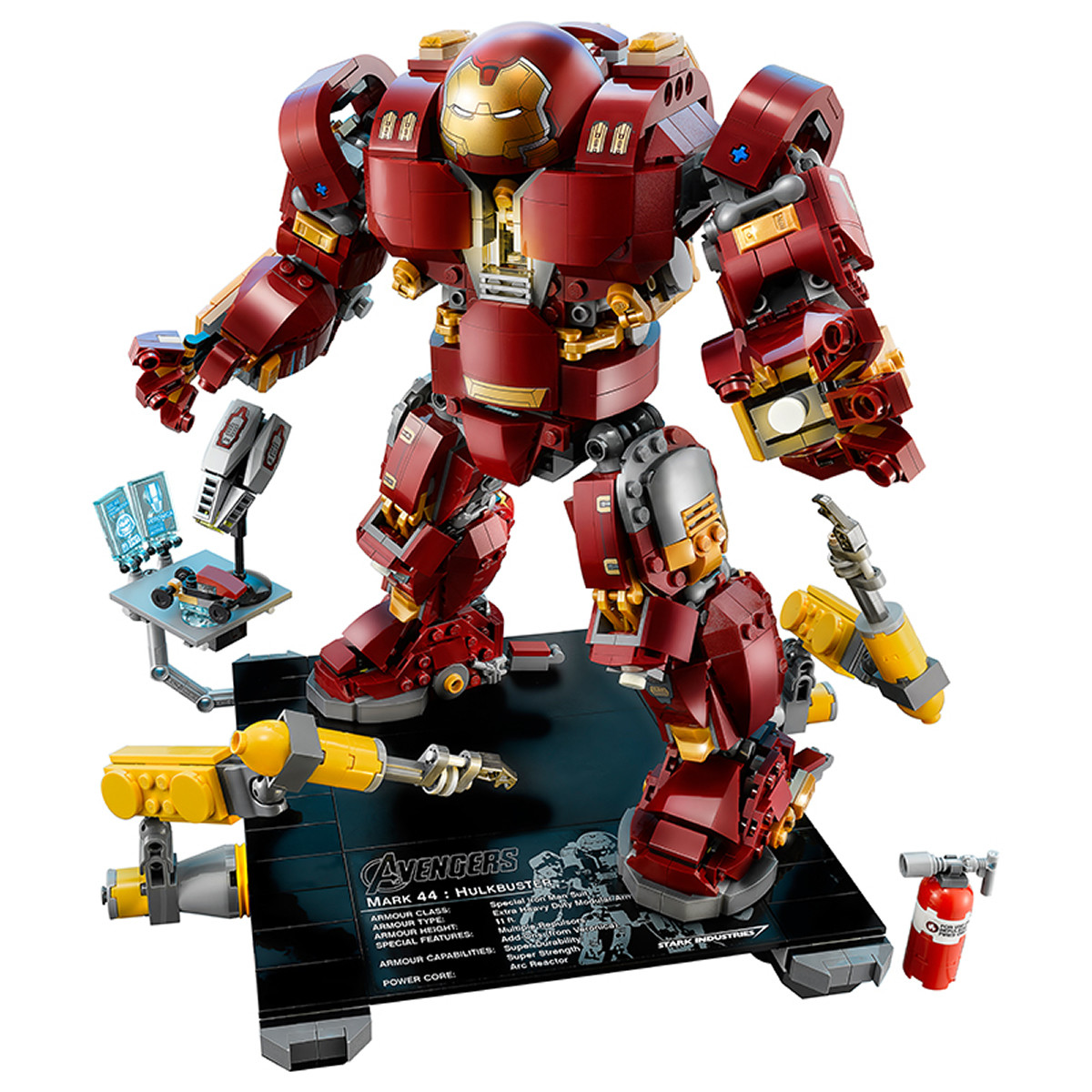 乐高积木玩具漫威超级英雄系列76105反浩克装甲-奥创纪元版