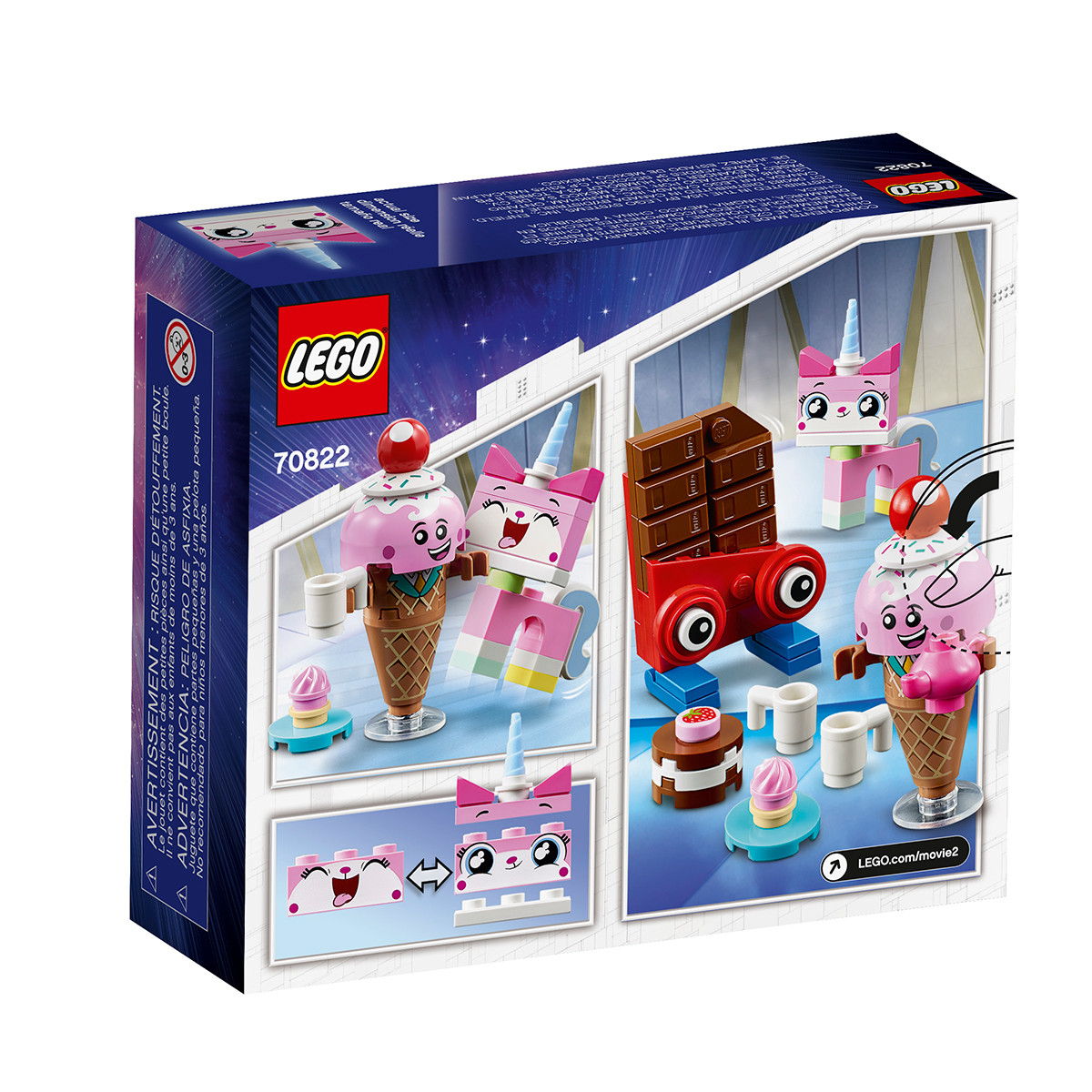 lego乐高大电影系列70822-独角猫*亲密的好友儿童玩具