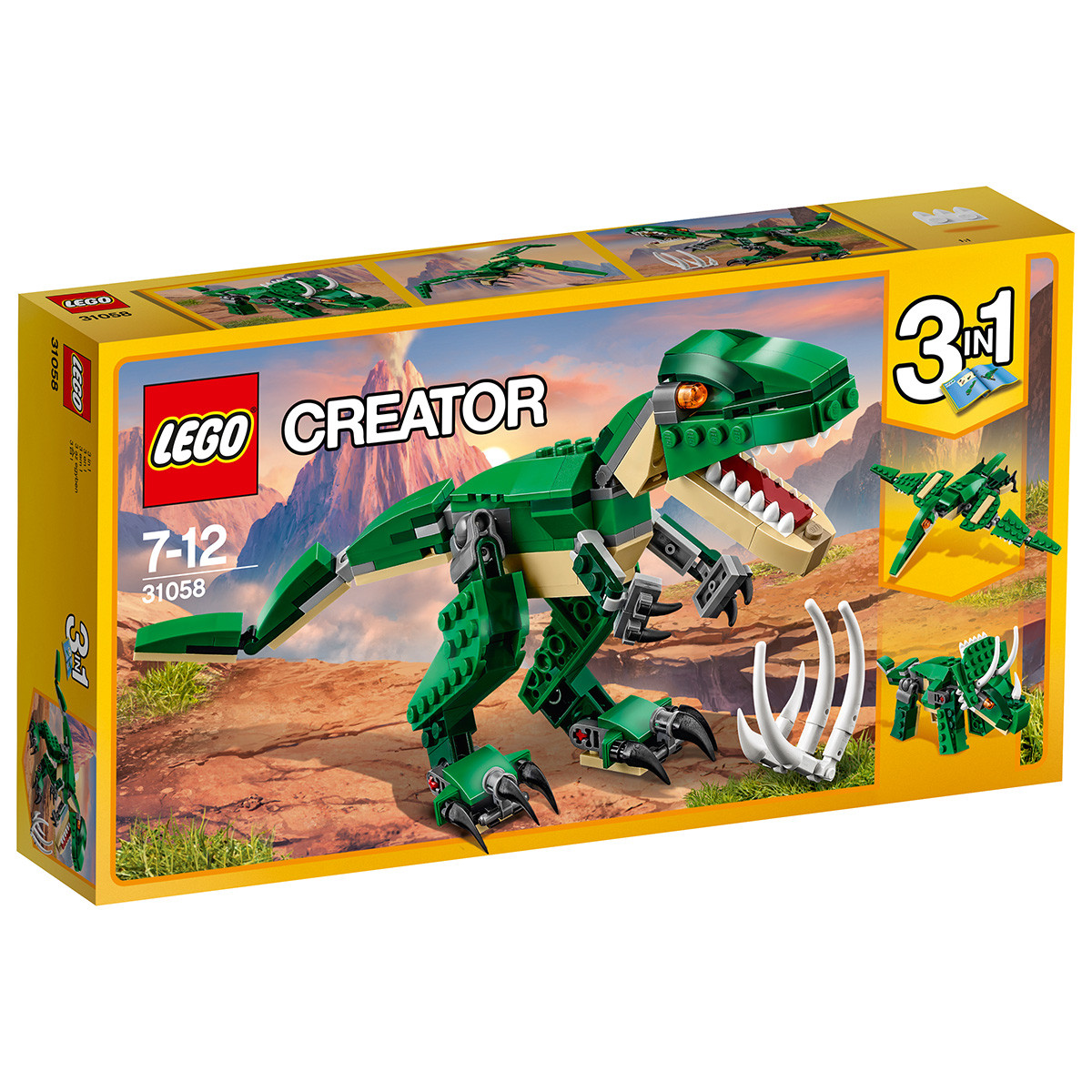 lego乐高积木玩具创意百变系列31058凶猛霸王龙儿童玩具