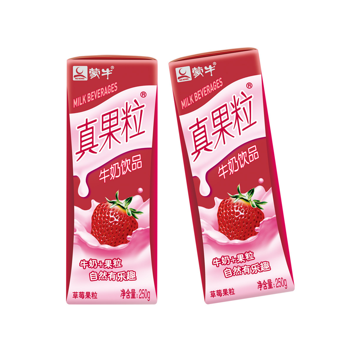 真果粒草莓果粒250g×12盒