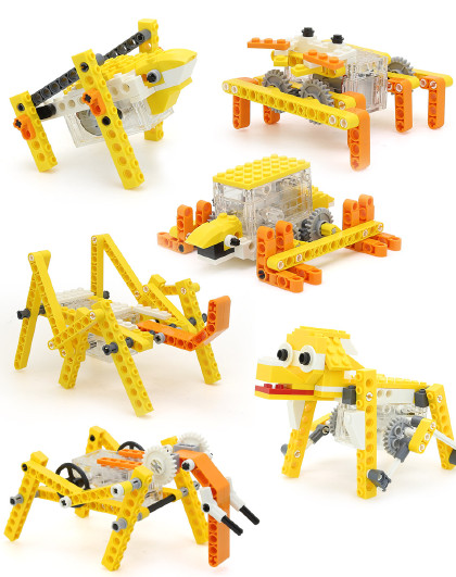 万格 小颗粒积木兼容乐高拼装益智玩具儿童礼物动力原理机械系列