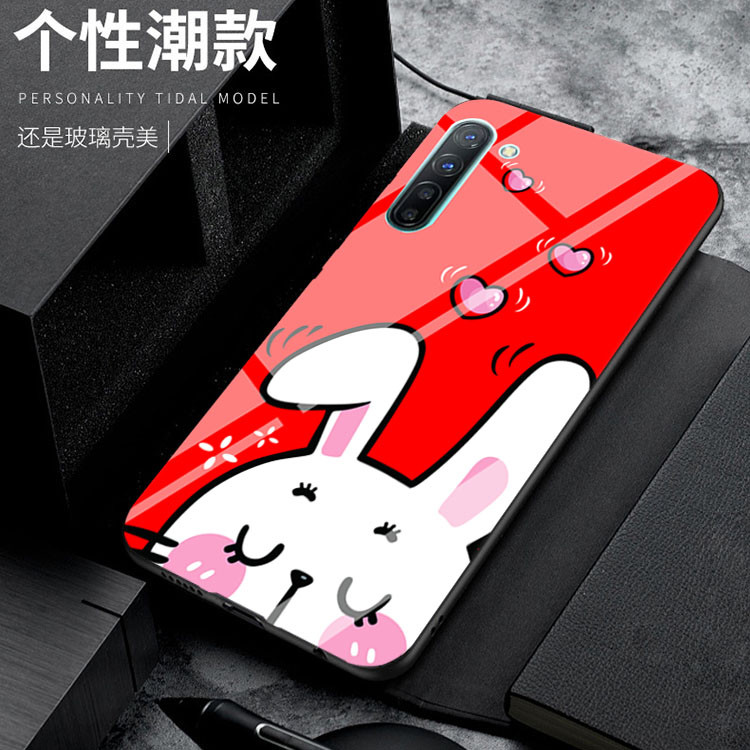 opporeno2手机壳reno玻璃壳oppok5/k3/k1新年款reno3红色reno2z套