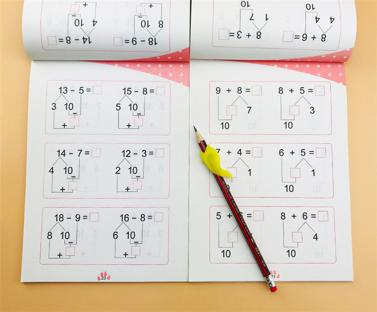 口算题卡10/20以内分解与组成幼儿园中班大班加减法凑