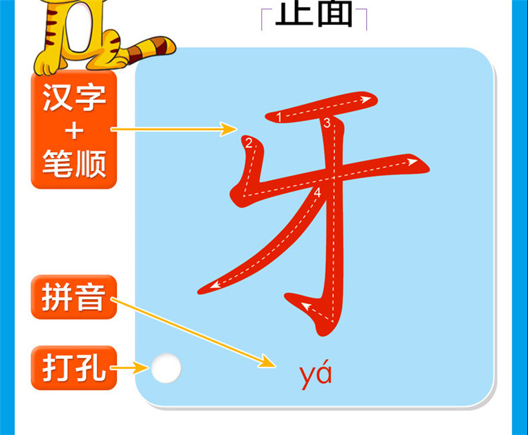 学前幼儿童宝宝有图认识字卡片基础汉语拼音早教神器