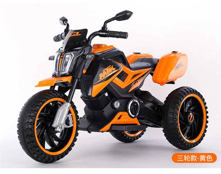 儿童电动摩托车ktm81018100三轮车可坐人男女宝宝2-9岁