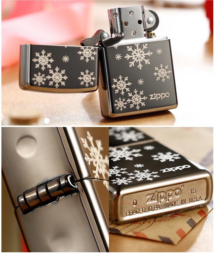 zippo13年款式,zippo13 zippo 雪花-黑冰雕刻常规机