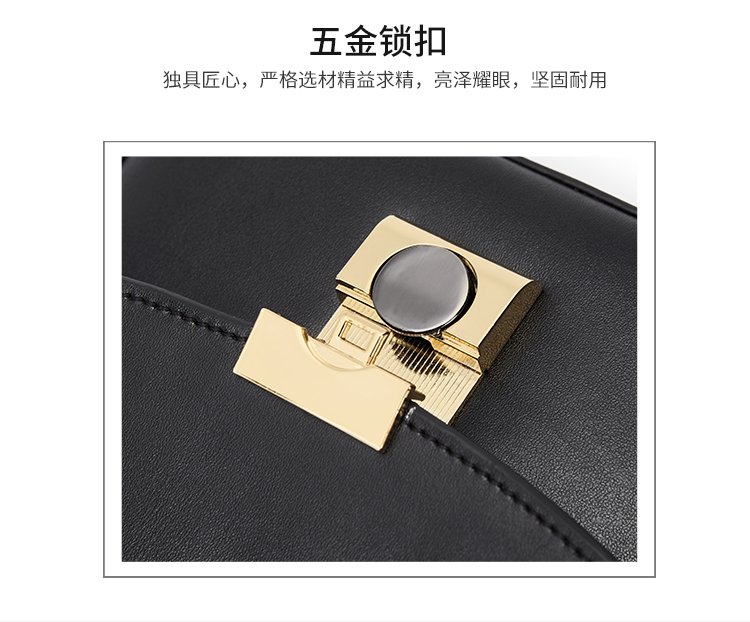 女包迷你韩版锁扣小方包单肩斜挎包时尚潮流链条包
