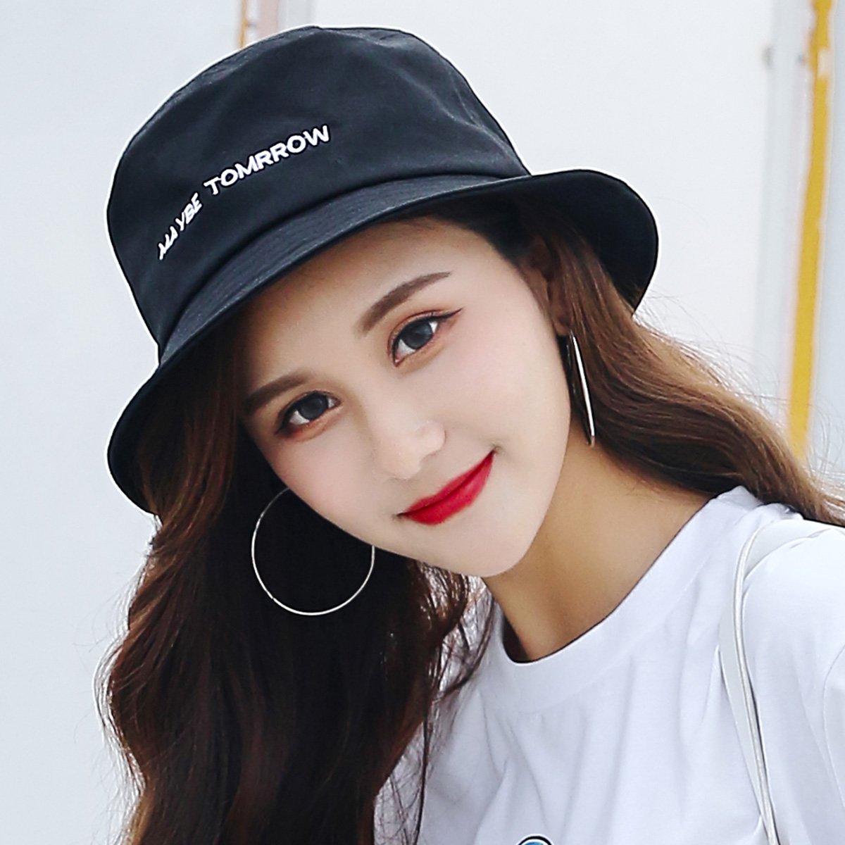 人气爆款时尚潮流网红渔夫帽防晒防风减龄秋女帽子
