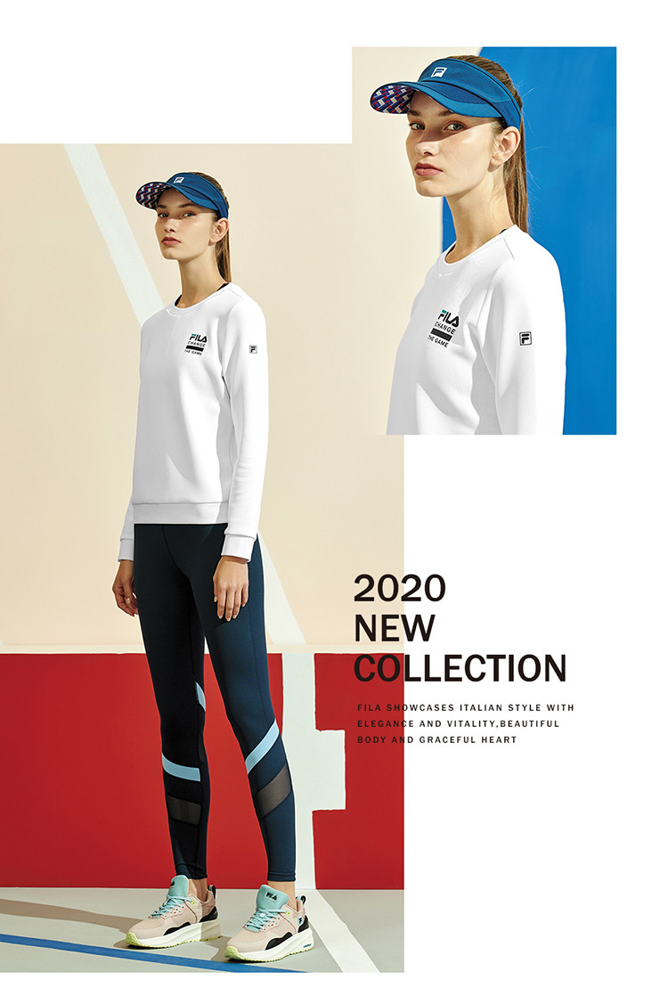 斐乐女装2020新品女式时尚百搭运动休闲套头卫衣