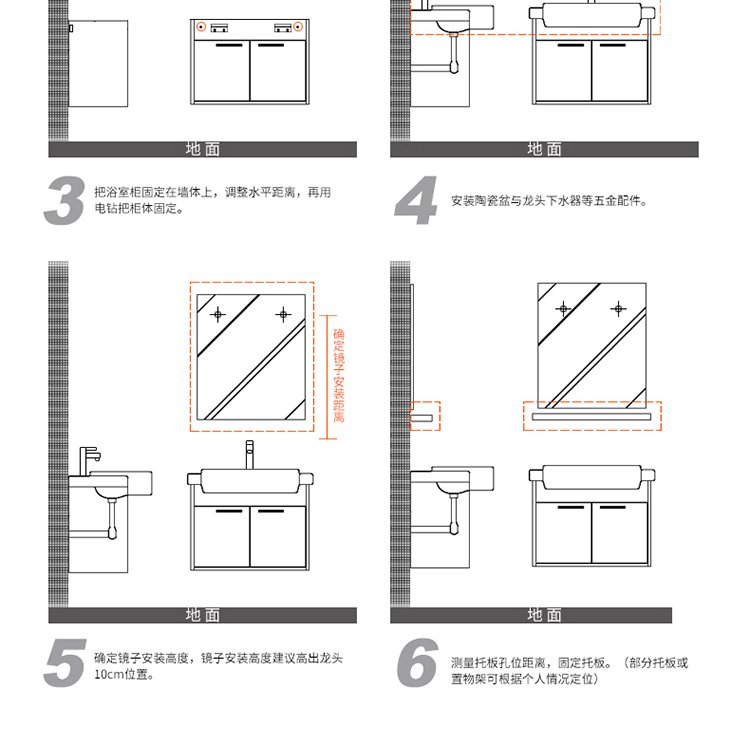 不可洗涤 材质: pvc板 安装方式: 挂墙式 高度: 61-90cm 类型: 浴室柜