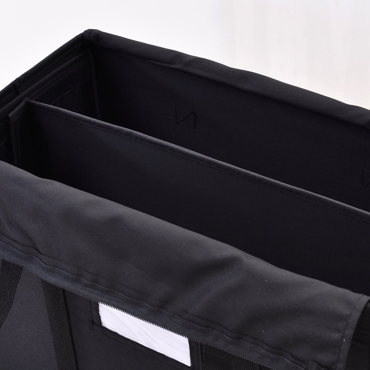 黑色大号手提收纳盒收纳袋车载置物收纳箱杂物文件整理盒布艺可折叠手