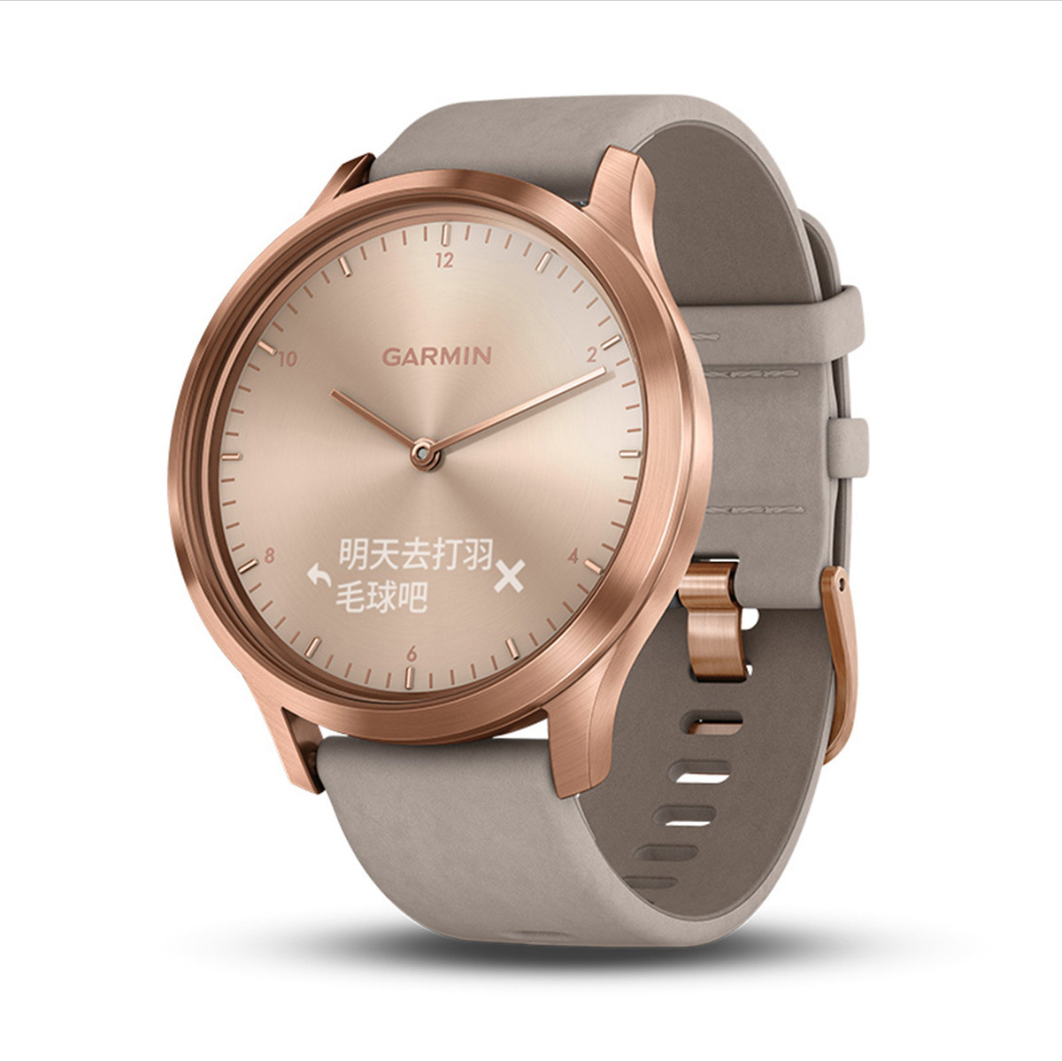 garmin佳明vivomovehr经典玫瑰金热巴同款手表