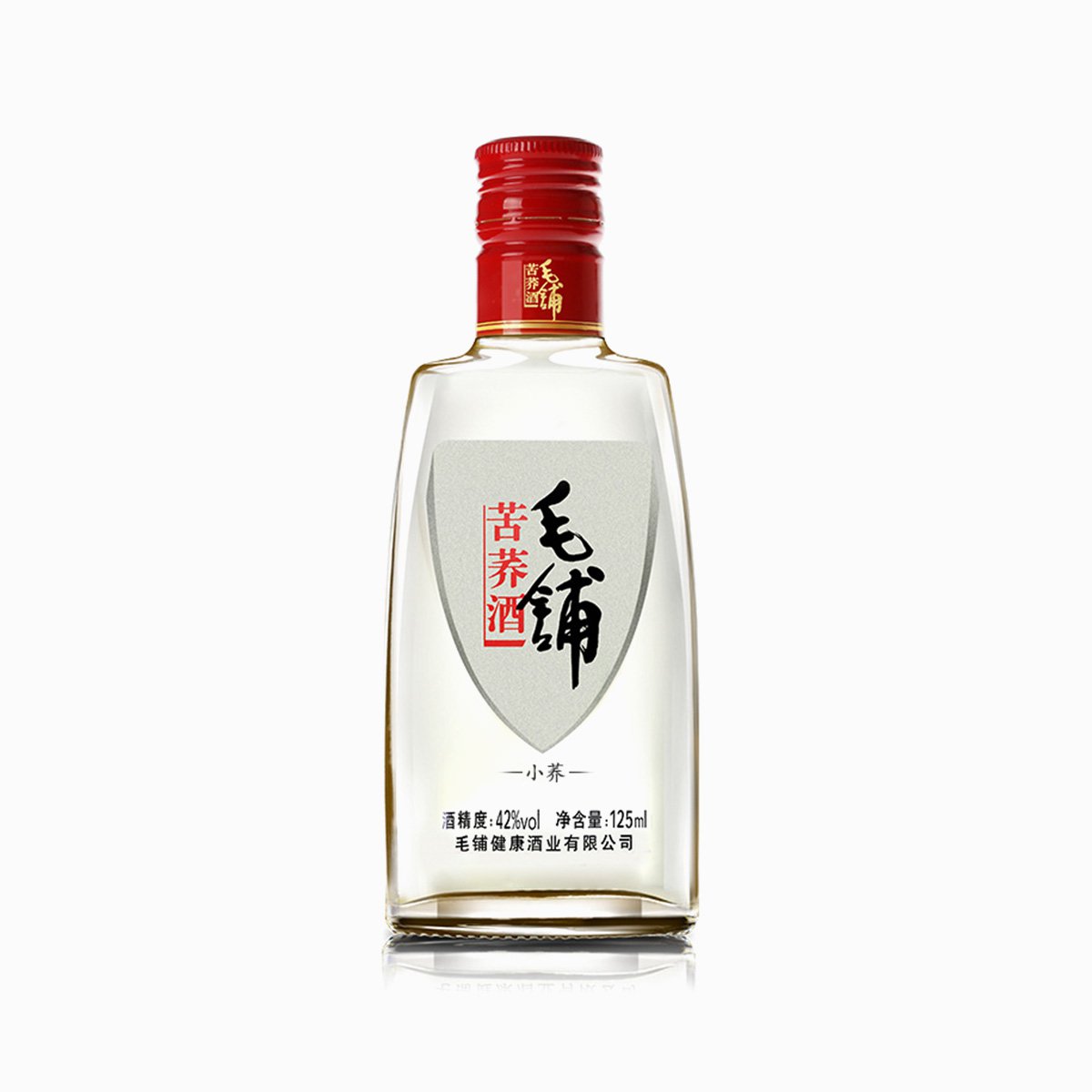 【清爽雅致 柔顺味甘 】劲牌 毛铺苦荞酒 42度 125ml*6  赠 42度125ml