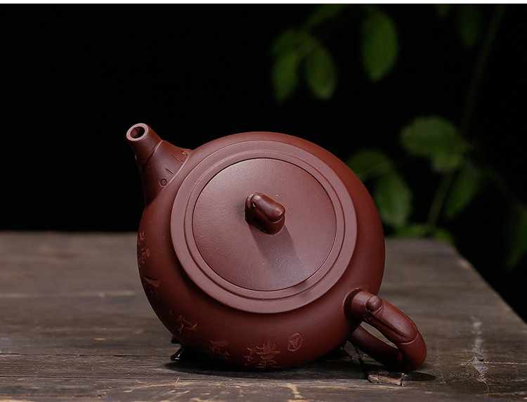 《璞玉》宜兴紫砂壶手工精品茶壶功夫茶具名家原矿紫泥吉兽壶证书