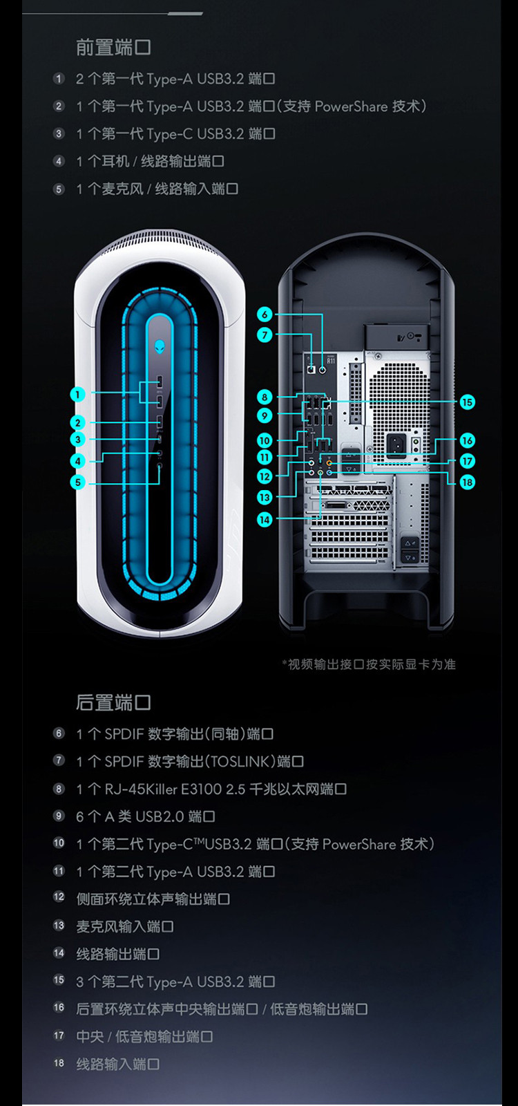 外星人(alienware)全新aurora r12游戏主机