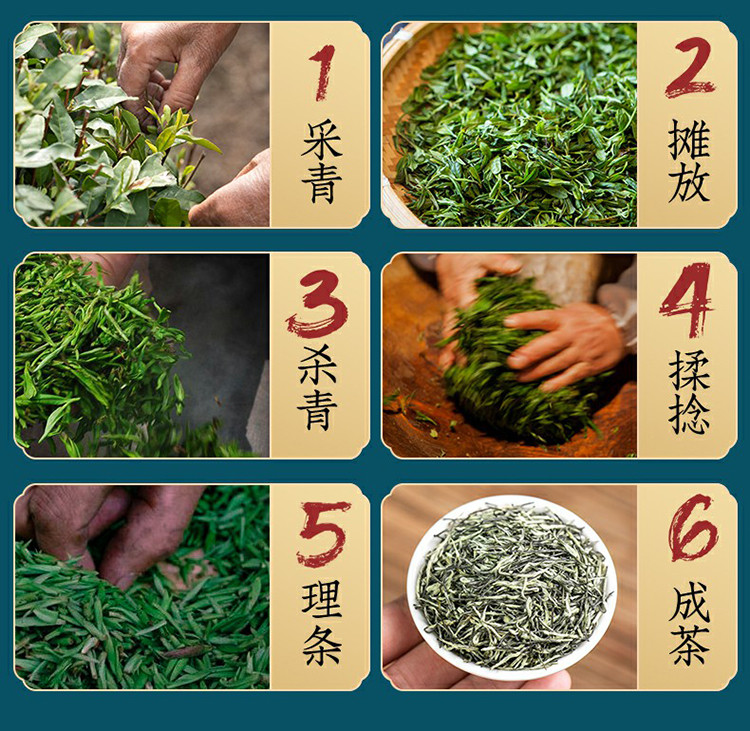 新茶特级毛尖茶叶明前嫩芽全芽尖浓香型绿茶散装500g