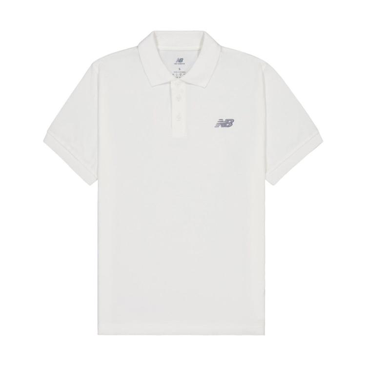 New Balance Nb官方正品夏季男士潮流百搭运动休闲短袖针织mt41503 In White