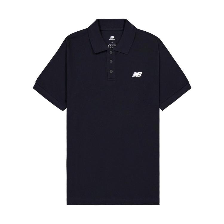 New Balance Sport Essentials Polo Shirt 'black'