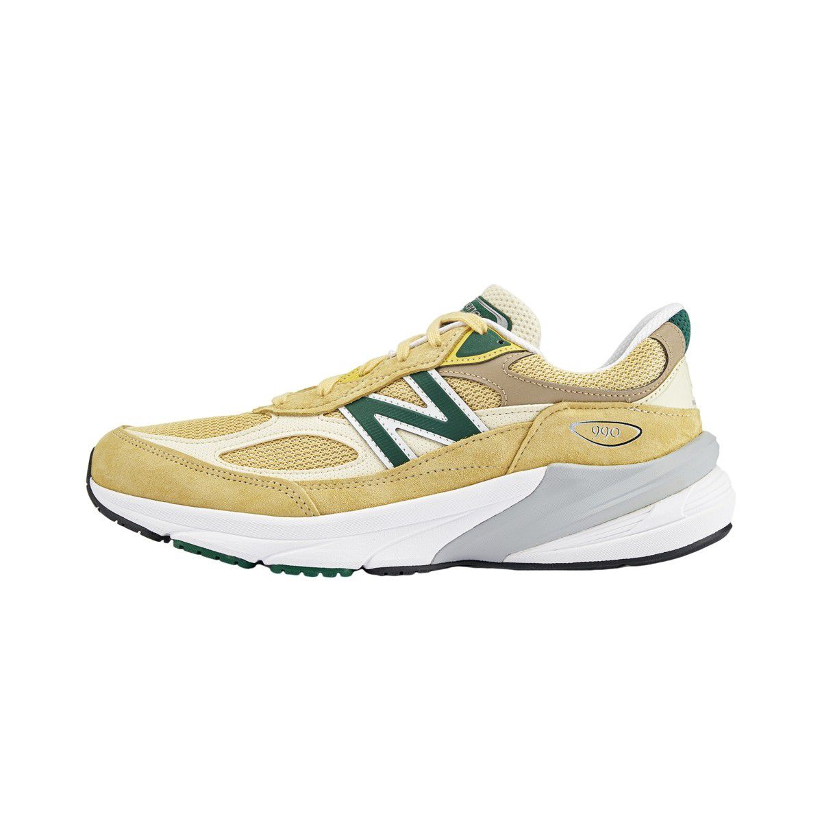 NEW BALANCE NB23990v6系列男鞋女鞋复古百搭美产运动休闲鞋 柠檬黄 U990TE6 37(脚长22.5cm)