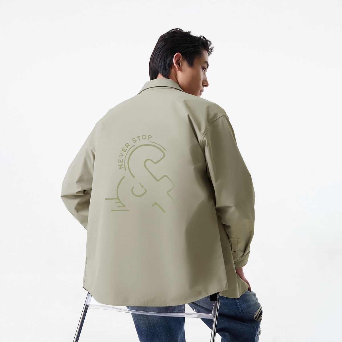 JACK&JONES ��ʿ���쳤����� ��ĸ��ӡ �＾���п���Ŧ������ 131Ԫ