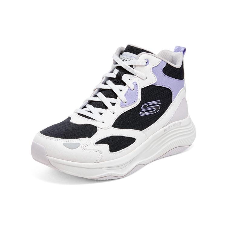 斯凯奇 出清【D'LUX缓震大底】女鞋高帮运动休闲鞋跑步女靴回弹秋冬