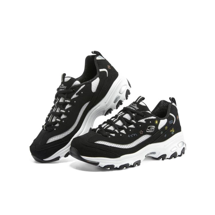 斯凯奇 【花心熊】女鞋熊猫鞋复古经典老爹鞋舒适缓震小白鞋休闲鞋秋冬季