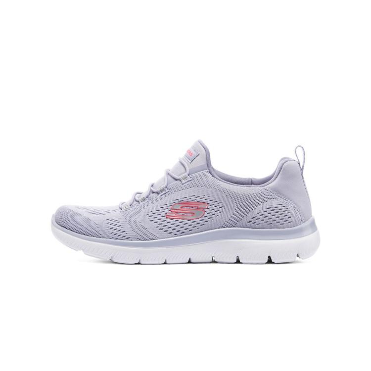 斯凯奇 【轻质缓震 柔软】女鞋运动休闲鞋一脚蹬健步鞋轻跑鞋春夏