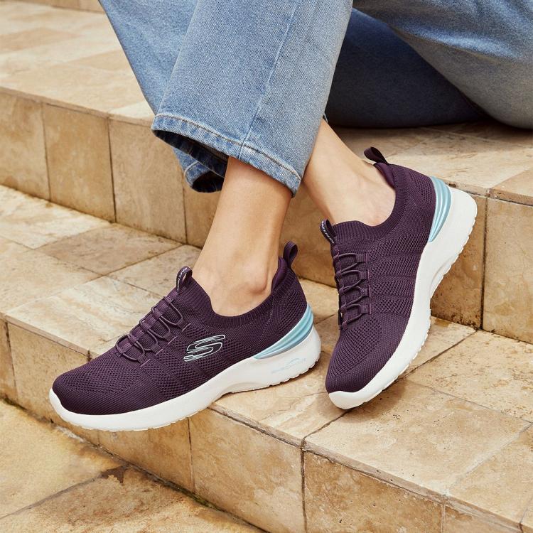 斯凯奇 【轻质舒适耐磨】女鞋缓震回弹一脚蹬运动休闲鞋可机洗春夏