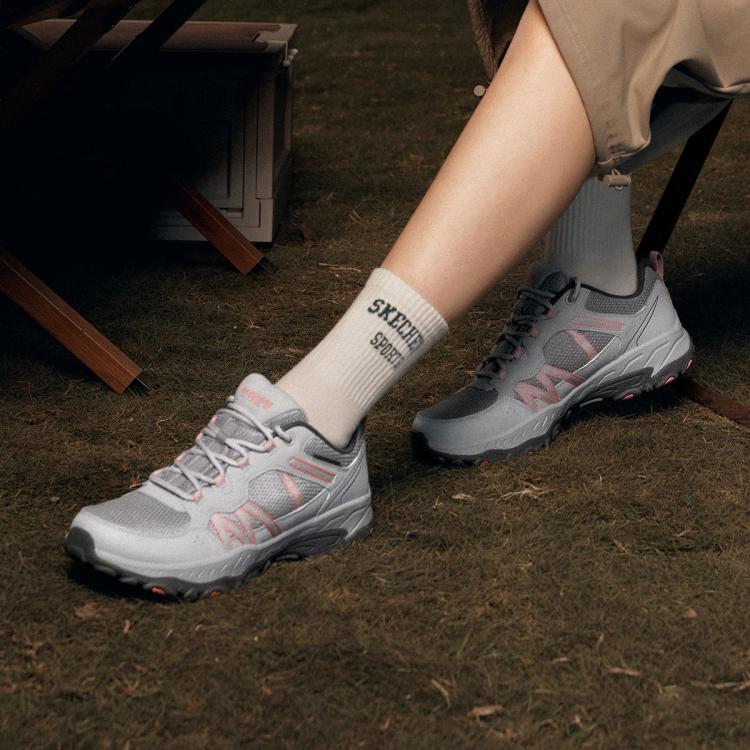 Skechers 【岚霖系列|樾林】女鞋户外运动鞋女徒步鞋登山鞋女露营夏季 In Gray