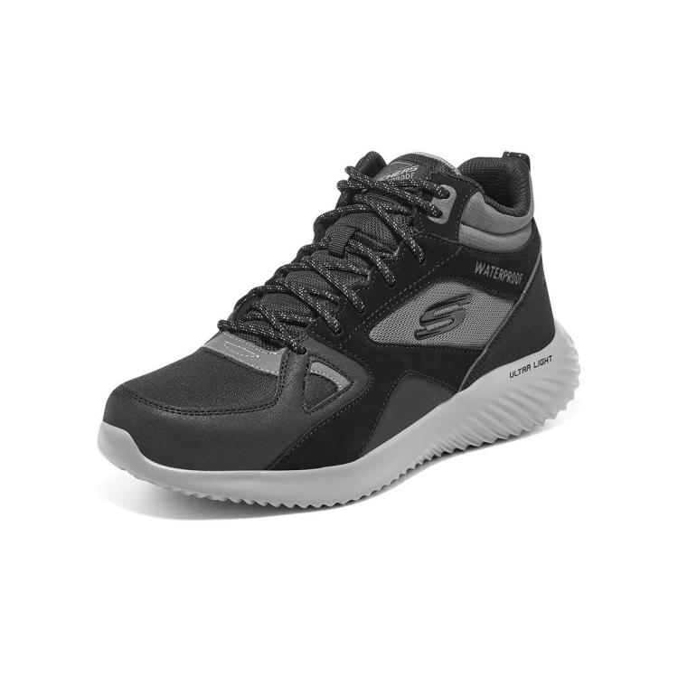 斯凯奇 【高帮保暖】爆款男靴高帮男鞋运动休闲鞋户外跑步鞋休闲靴冬