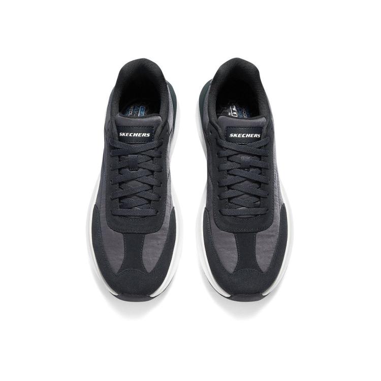 SKECHERS 斯凯奇 【舒适运动】男鞋复古慢跑鞋休闲鞋休闲运动鞋男德训鞋百搭秋冬季