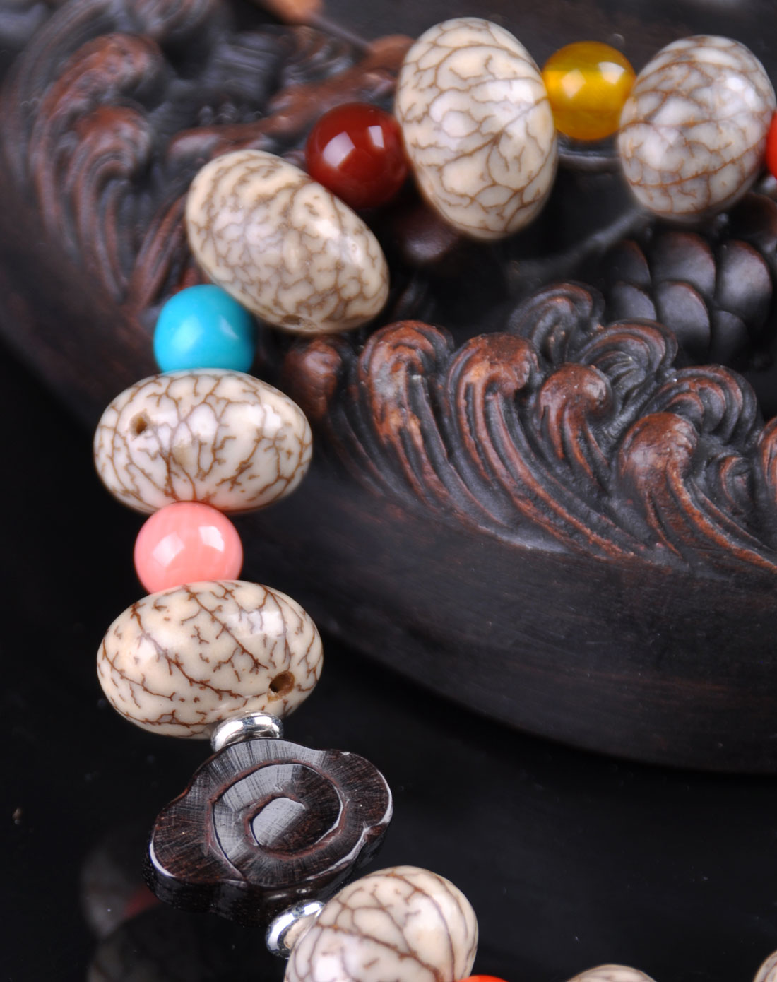 多彩多姿金丝菩堤手串