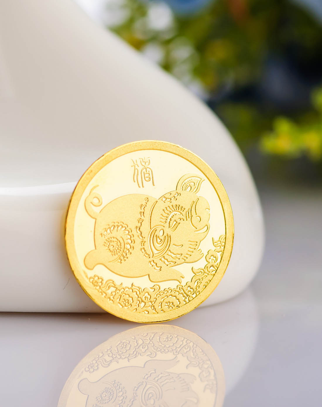 投资系列 生肖鸿运(猪) 足金/黄金2克金币/金钱币