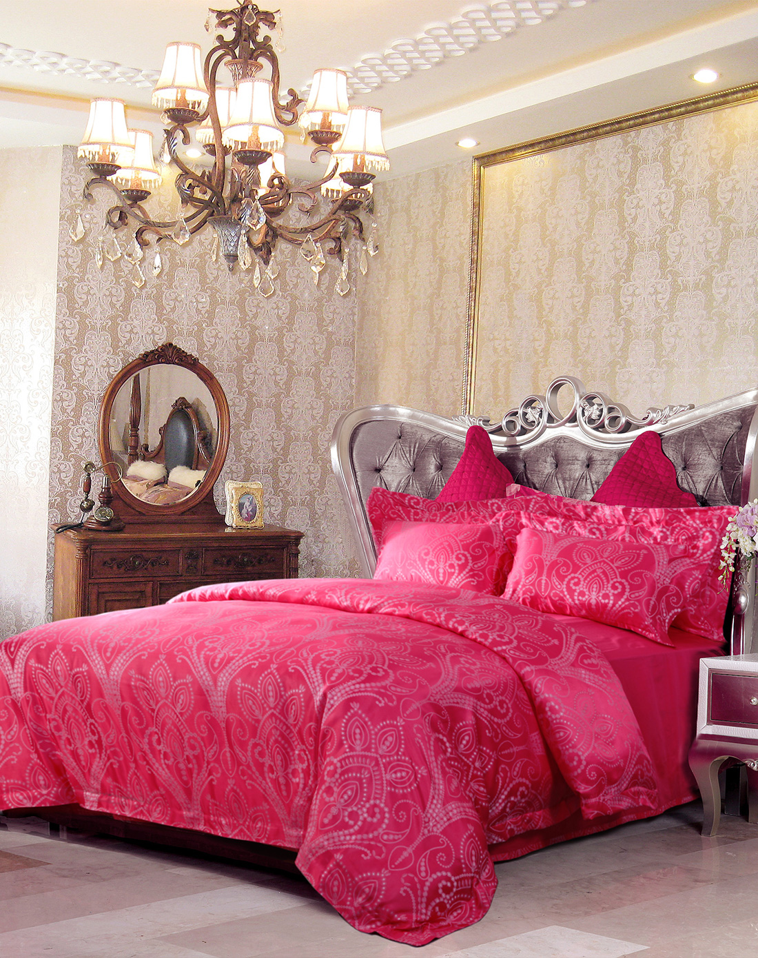 梦洁 提花四件套-钻石人生 200×230cm